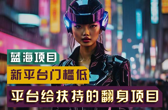 【蓝海项目】新平台无脑搬运，翻身项目 门槛低 小白也能轻松上手 日入500+-zsff