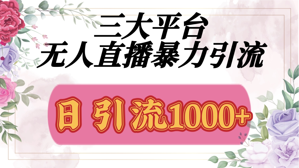 抖音，快手，视频号全平台通用，无人直播引流法，利用图片,模板,整套话术挂机全天支持矩阵操作，无限设备多开，超暴力引流，1000+高质量精准创业粉-zsff