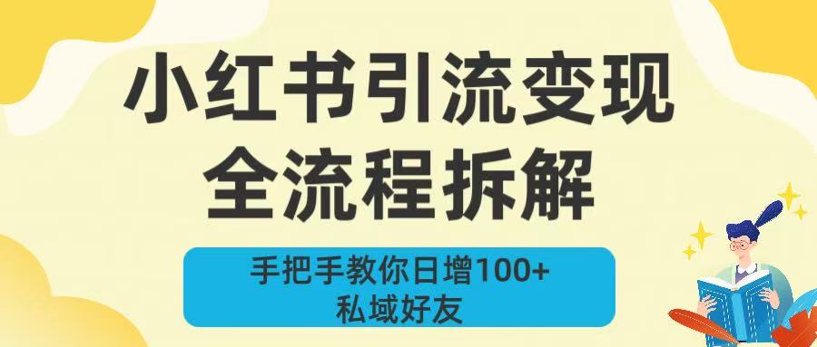 新手必看！小红书引流变现全流程拆解，手把手教你日增100+私域好友-zsff