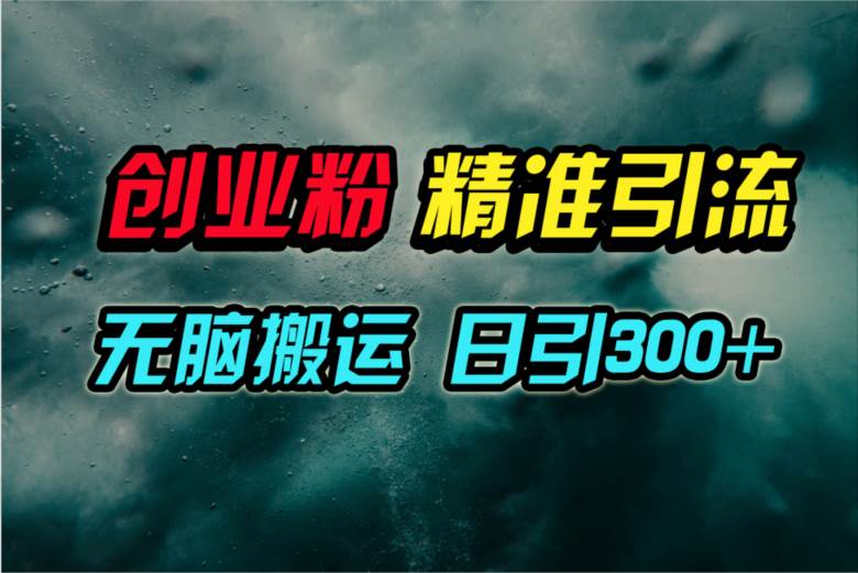 视频号纯搬运日引300+创业粉教程！-zsff