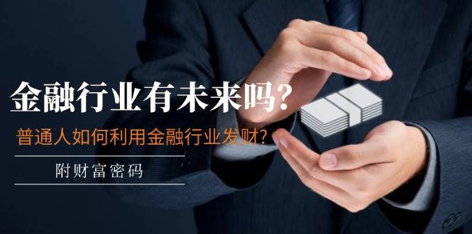 某付费文章：金融行业有未来吗？普通人如何利用金融行业发财?(附财富密码)-zsff