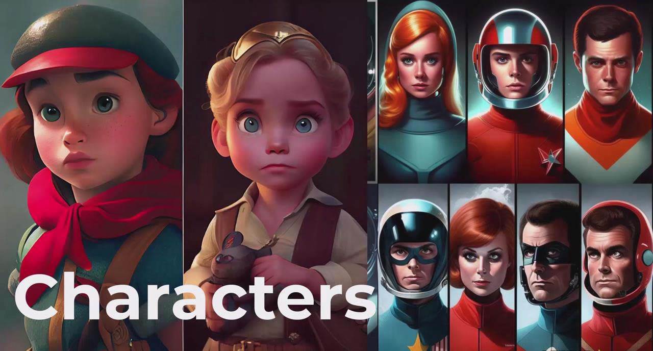 掌握 MidJourney V5 AI + ChatGPT创建一致的角色设计图像-22节课-中英字幕-zsff