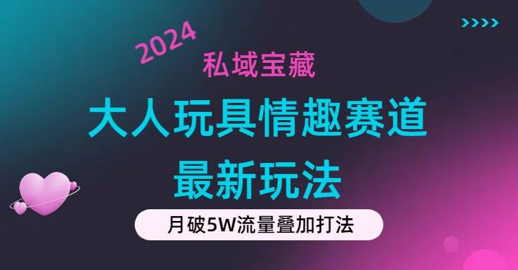私域宝藏：大人玩具情趣赛道合规新玩法，零投入，私域超高流量成单率高-zsff