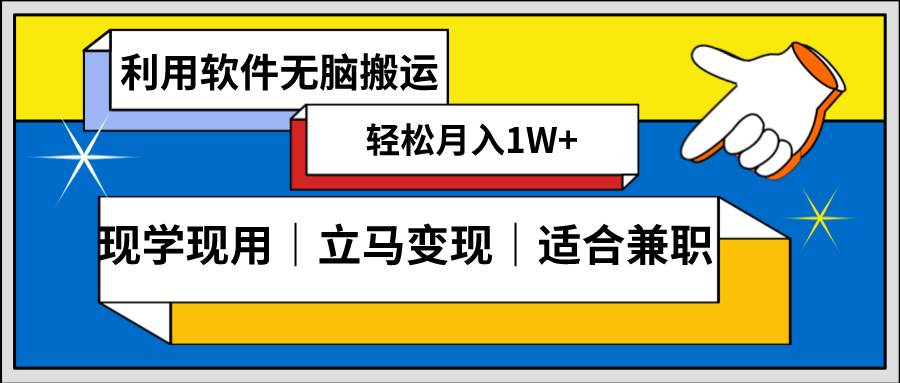 低密度新赛道 视频无脑搬 一天1000+几分钟一条原创视频 零成本零门槛超简单-zsff